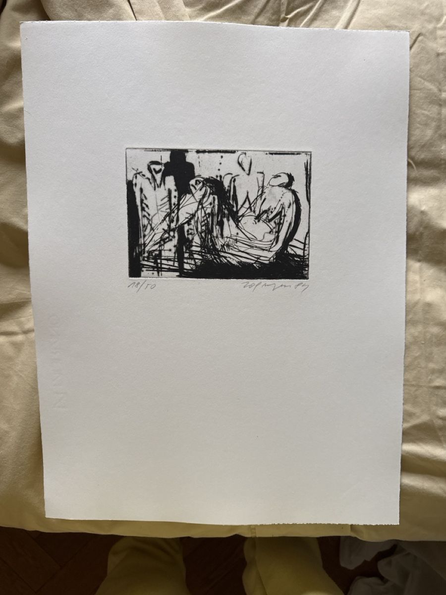 Grafica & Litografie: ZOGMAYER Leo (1947) Medea – Usato da Schmitten FR venduto da Hohezelg 3