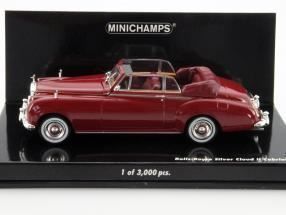 Rolls Royce Modellini d'auto: Rolls Royce Silver Cloud II Convertible 1959-1962 dunkelrot – Nuovo e nell'imballaggio originale da Gerlafingen venduto da espero88 3