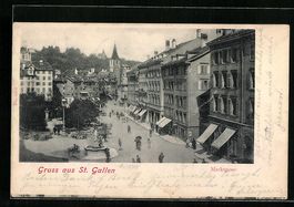 St. Gallen, Pasanten auf der Marktgasse