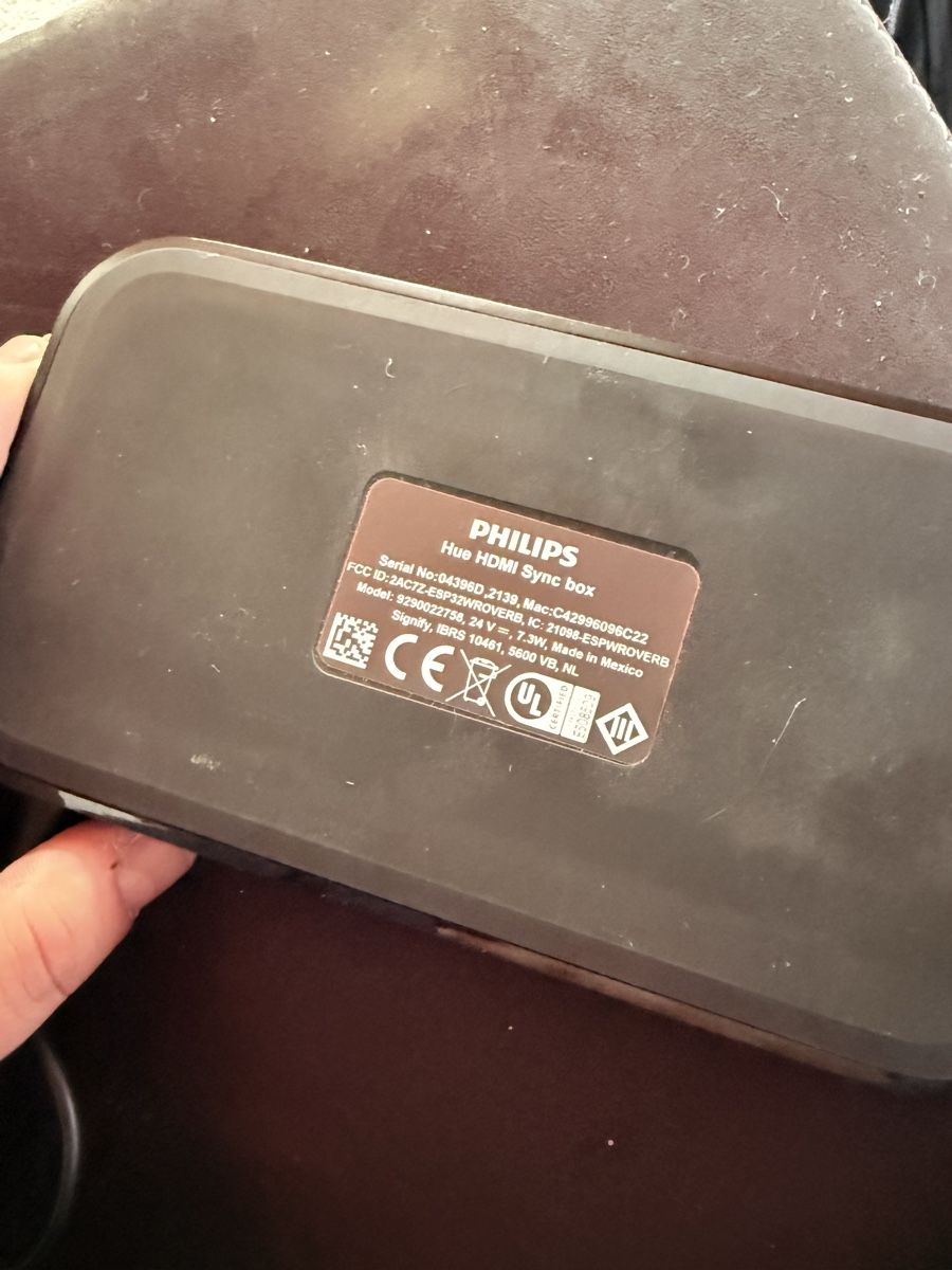 Philips Home Cinema: Philips Hue HDMI Sync Box 4K – Usato da Ebmatingen venduto da SB1391 1