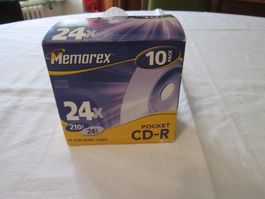Lot de 10 CD-R Memorex neufs dans leur boîte