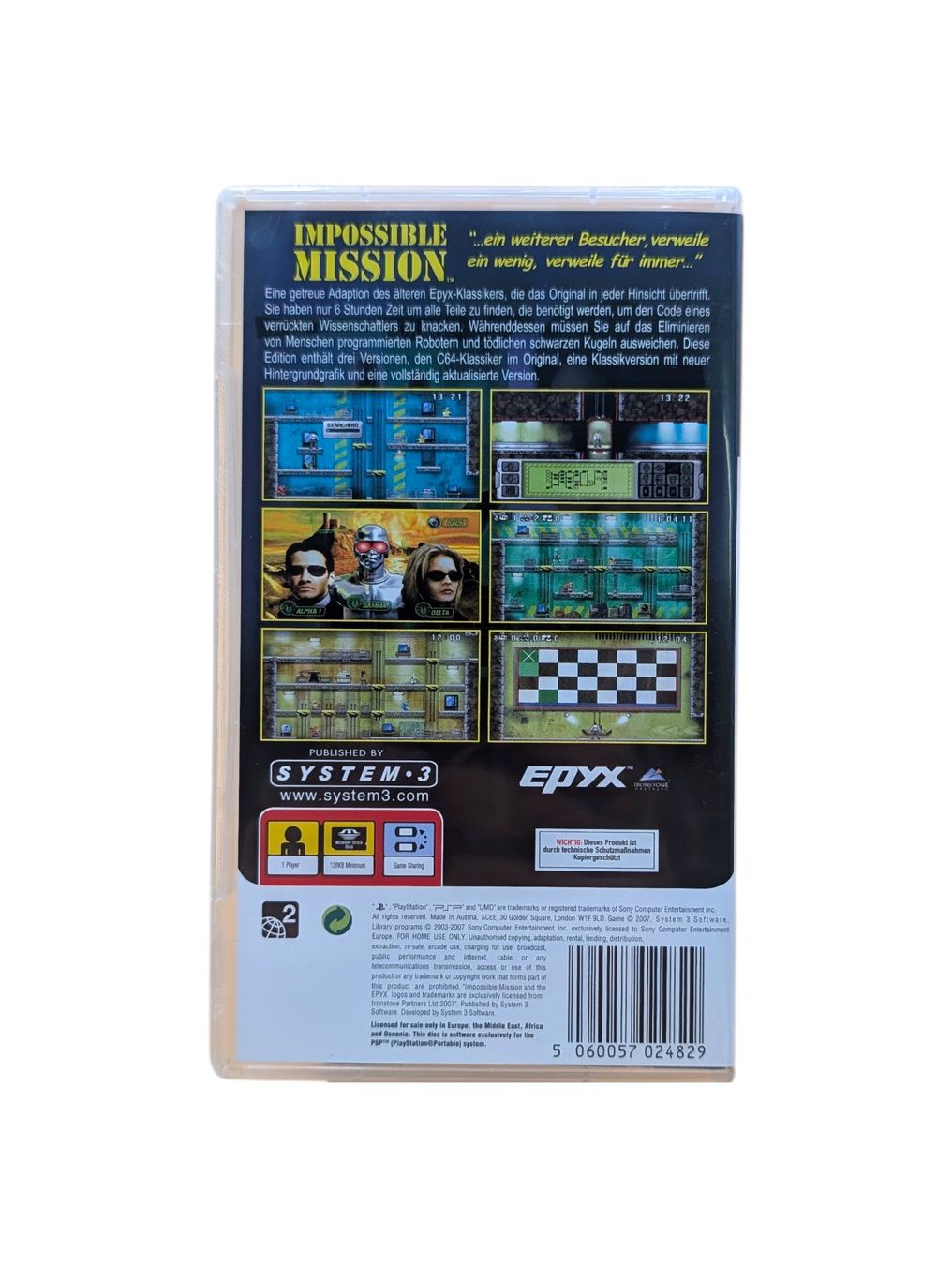 Sony Giochi: Impossible Mission (PSP) – Usato da Domat/Ems venduto da IsseldorsShop 1
