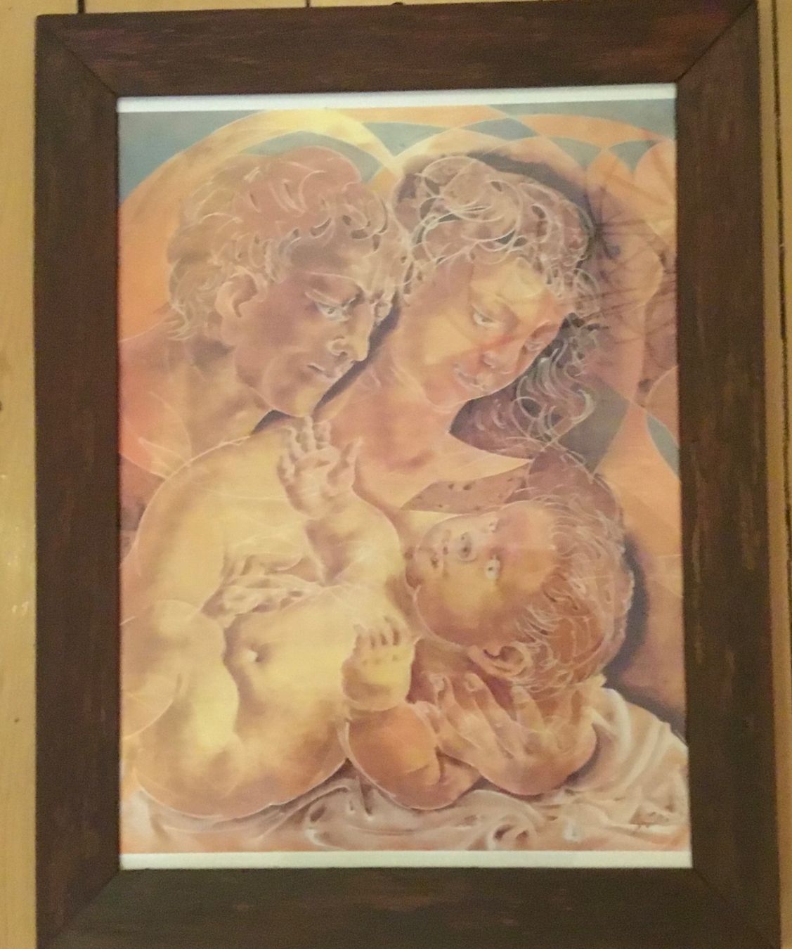 Poster & Bilder: Hans Erni, Familie gerahmt – Gebraucht aus Schlieren von Jeajet 6