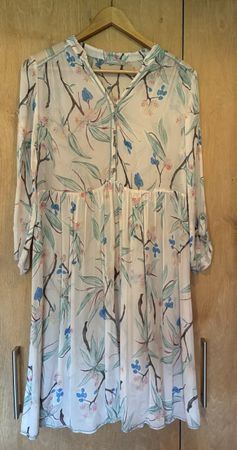 Kleid Nile Gr XS, Viskose mit Unterkleid