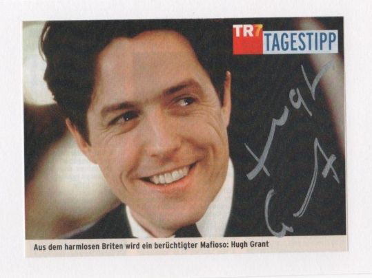 Autogramme: Autogrammfoto von Schauspieler Hugh Grant GB – Gebraucht aus Muri AG von rogana
