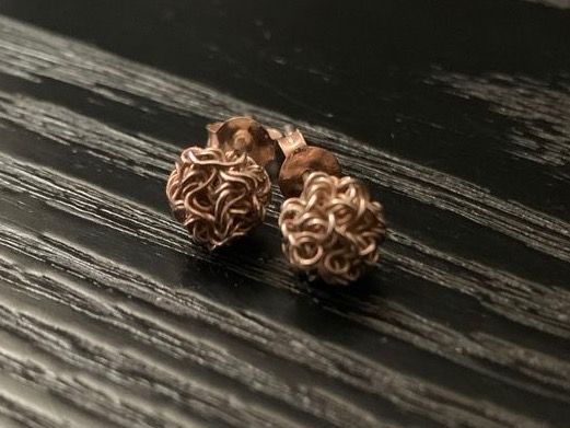 Orecchini pendenti & Orecchini a lobo: Ohrstecker, Silber rosévergoldet – Usato da Zürich venduto da Nora321 1