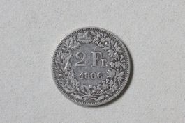 2 Franken silber 1906