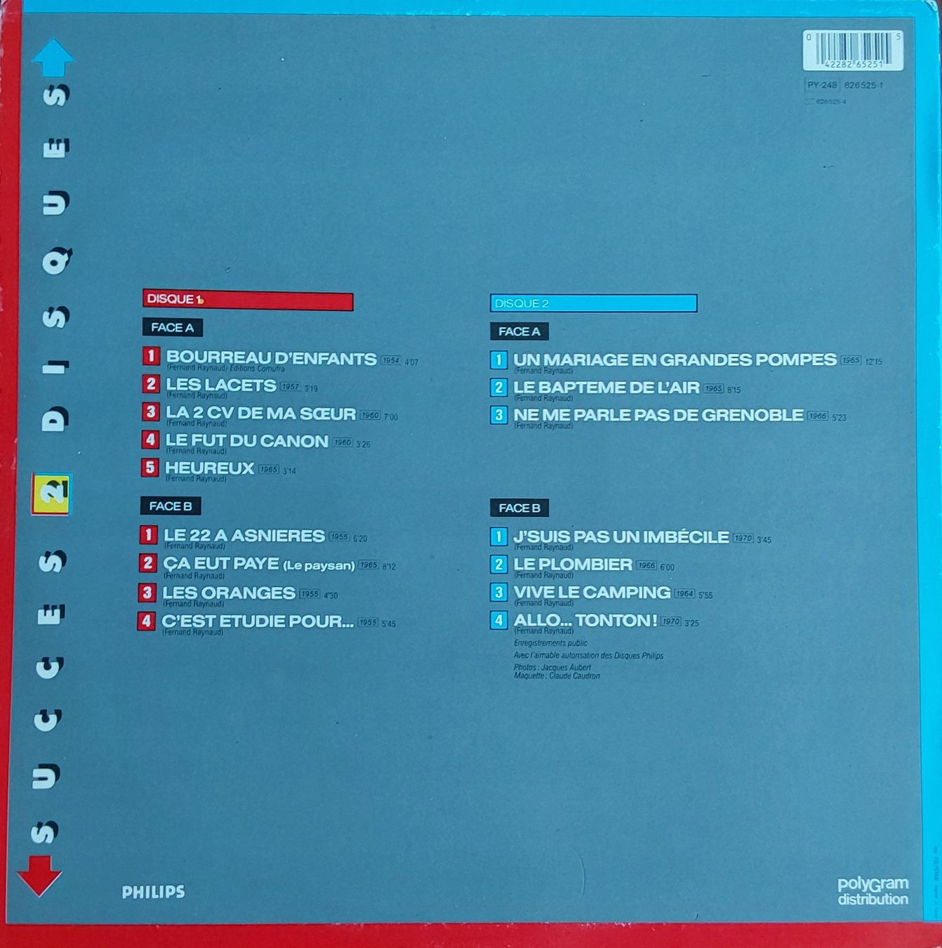 Schallplatten: 2x LP Vinyl - Fernand Reynaud – Gebraucht aus Villeret von Fil11 1