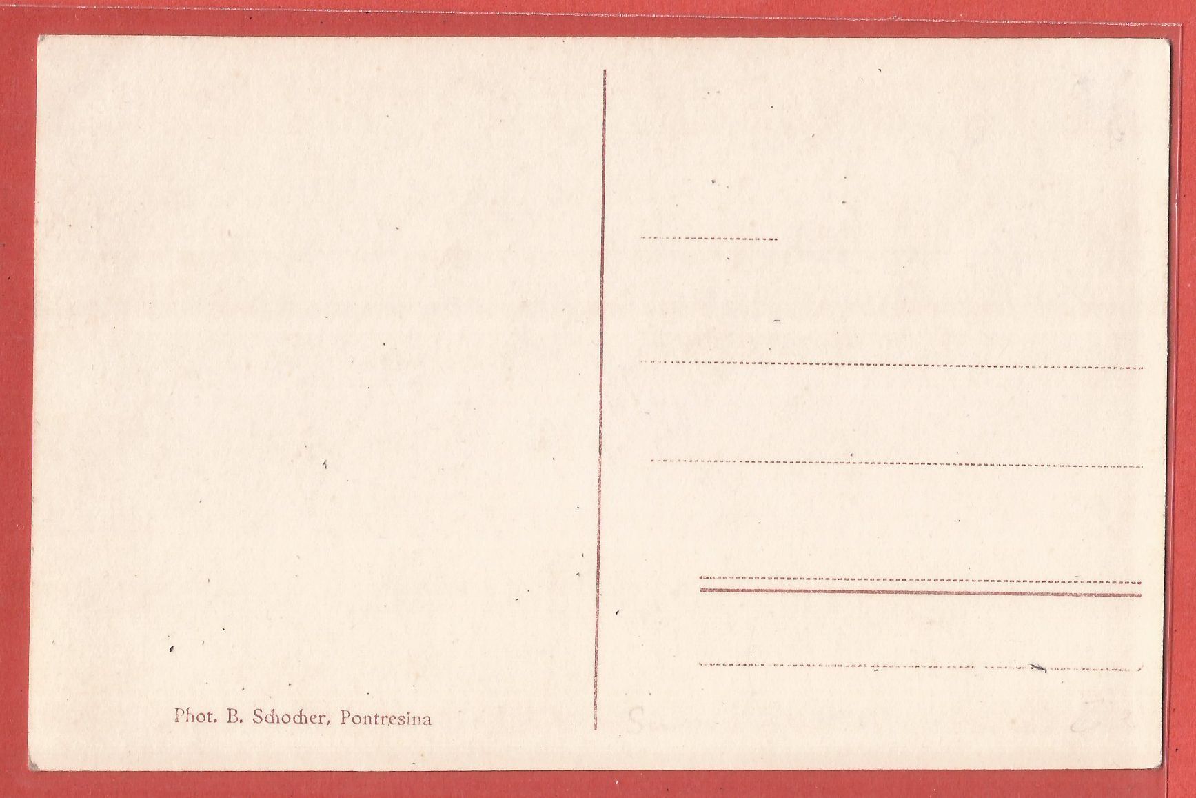 Cartoline postali: RhB Berninabahn im Winter vor Gletscher - ca. 1930 – Usato da Fislisbach venduto da Porano 1