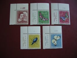 1956, PRO JUVENTUTE POSTFRISCH/** mit Tabs