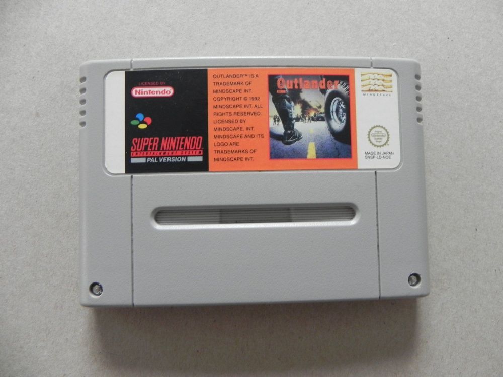 Nintendo Giochi: Super Nintendo SNES Game Modul Outlander – Usato da Siebnen venduto da krimsie