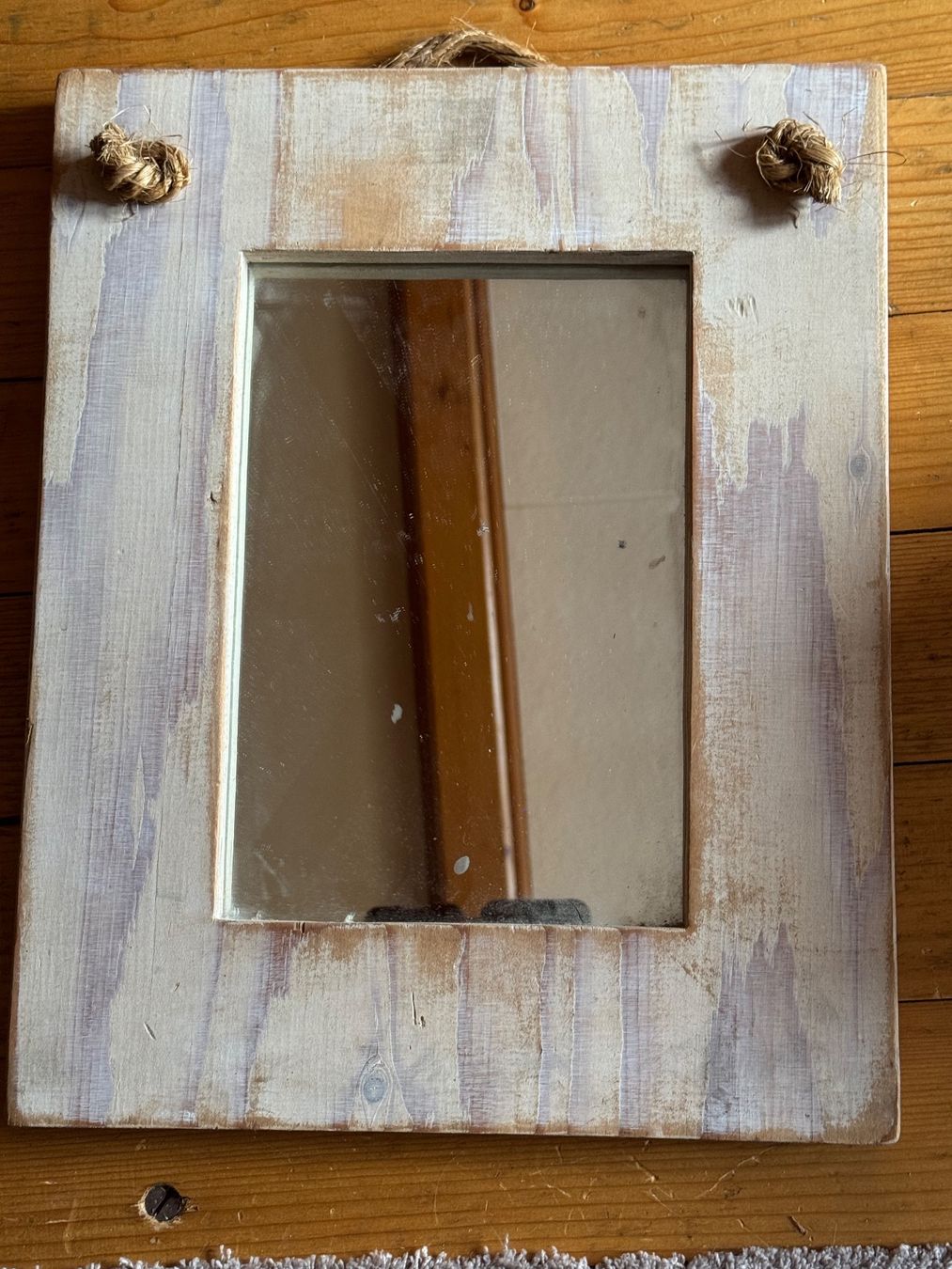 Miroirs: Spiegel mit Beachwood shabby Chic – D'occasion à Grabs par Barbstucky