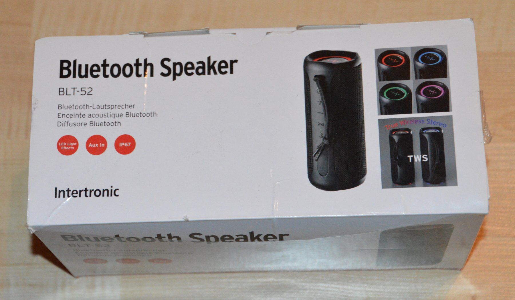Lautsprecher: Intertronic BLT-52 Bluetooth Lautsprecher neu – Neu und originalverpackt aus Grüningen von Badhosli10 1