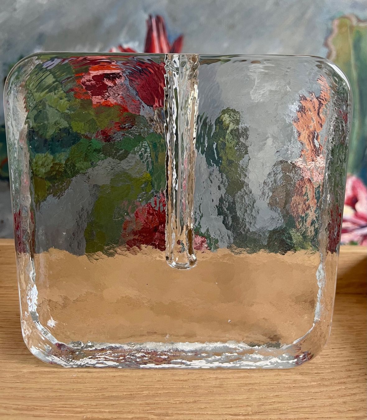 Vasen & Gefässe: Grosse ICE Block Vase für eine Blüte oder einen Ast – Gebraucht aus Nussbaumen AG von HelenaDavid1910 1