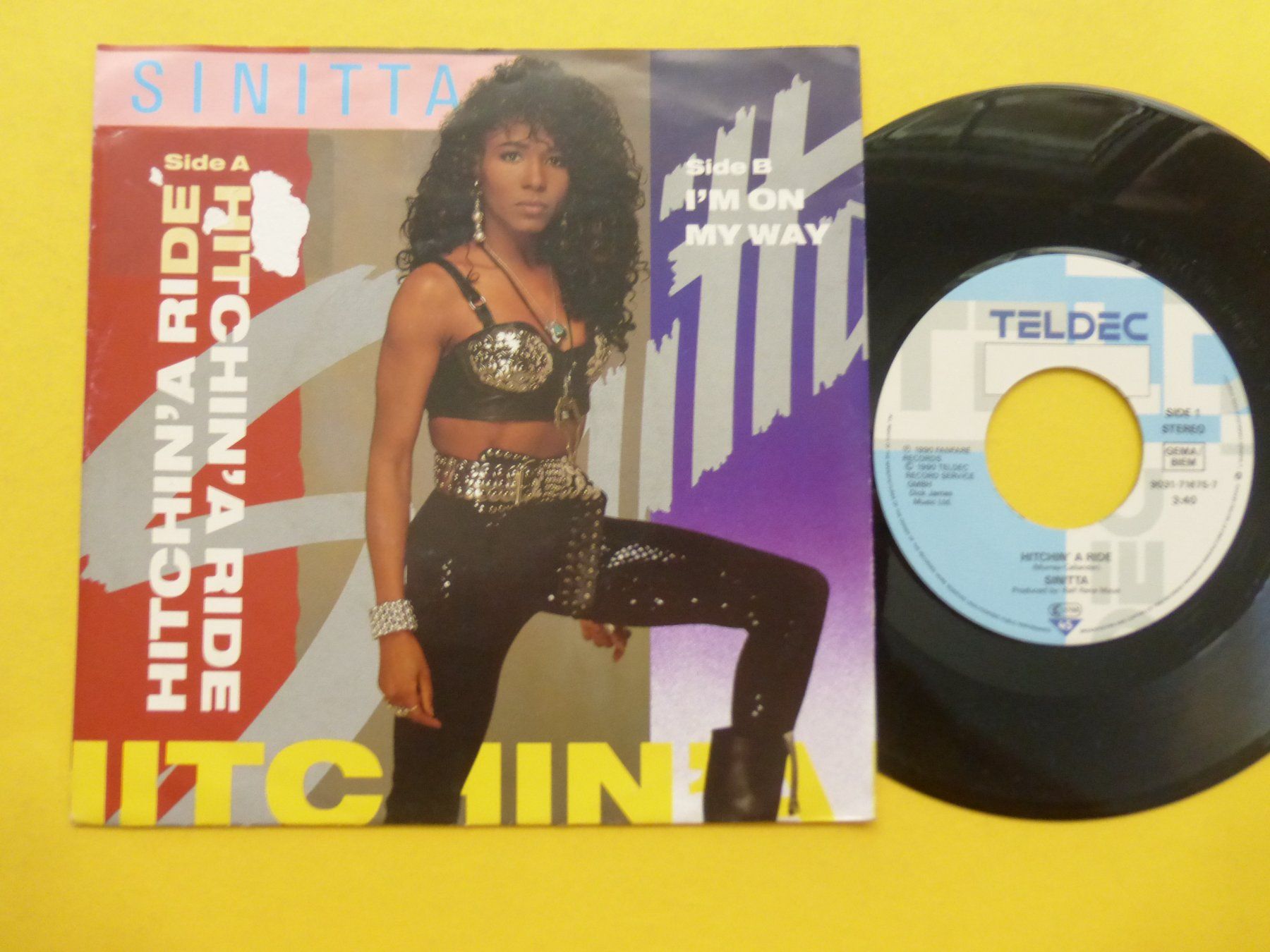 Vinyles: Sinitta – Hitchin' A Ride – D'occasion à Zürich par Swiss57