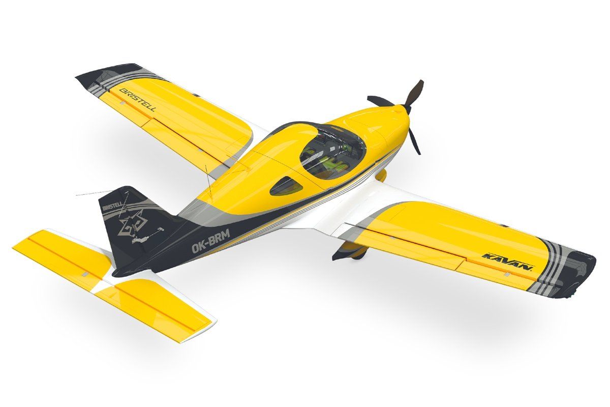 Modellismo RC: KAVAN Bristell B23 1600mm ARF - gelb – Nuovo e nell'imballaggio originale da Balsthal venduto da Jetline 1