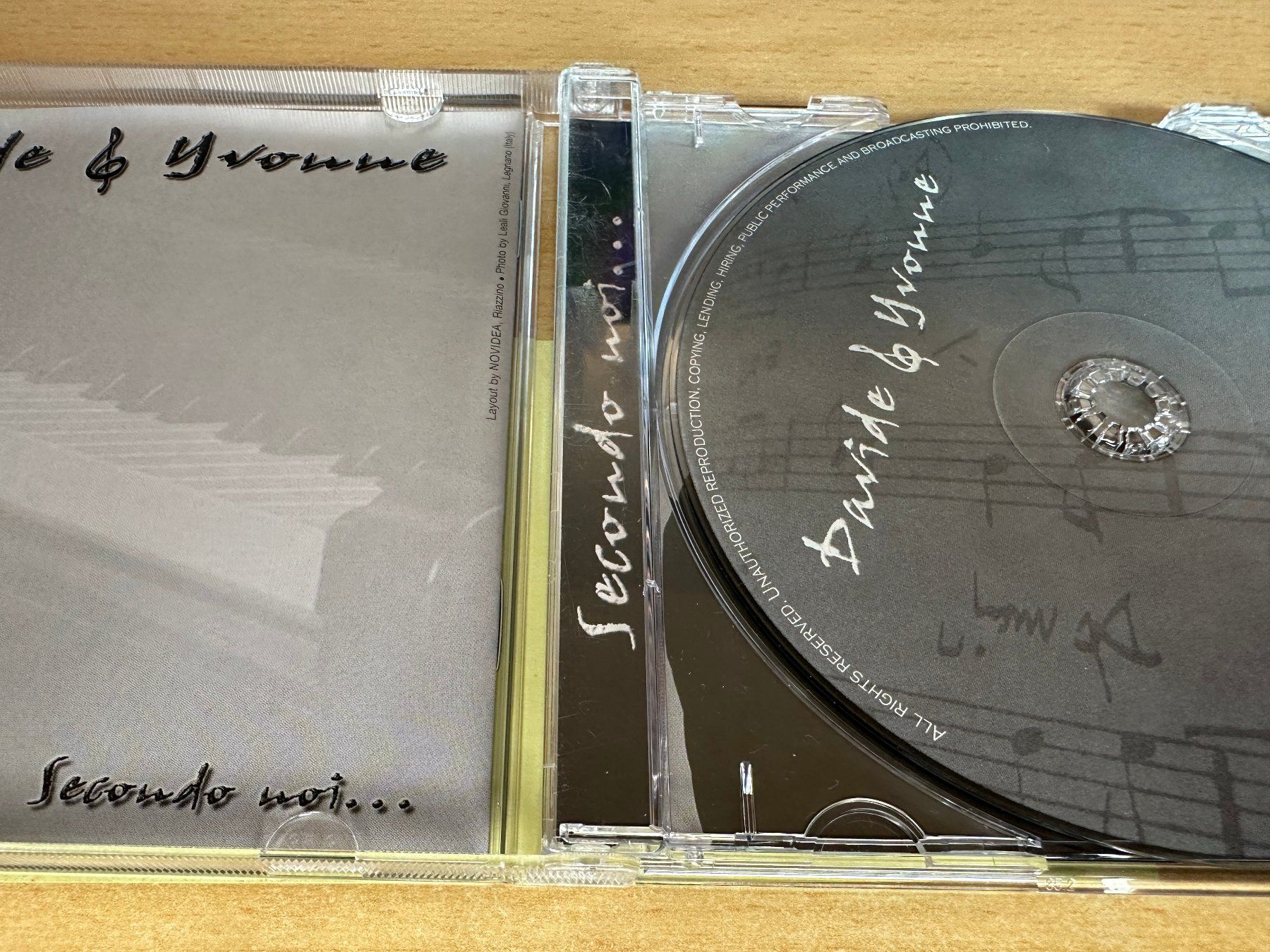 CD: Davide & Yvonne - Secondo Noi... – Usato da Rikon im Tösstal venduto da Alpenmutz 2