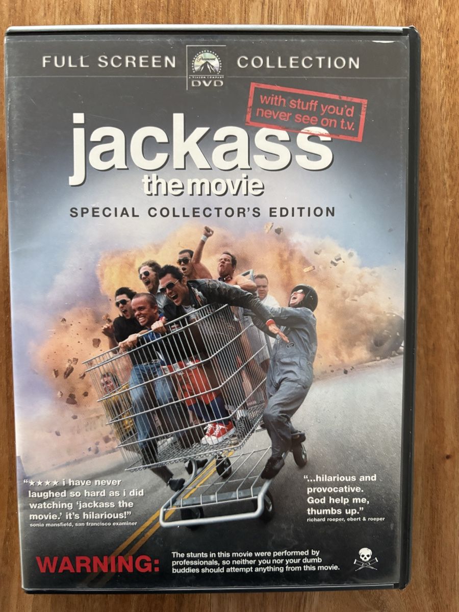 Tutti i DVDs: DVD Jackass - The Movie – Usato da Belp venduto da brb66