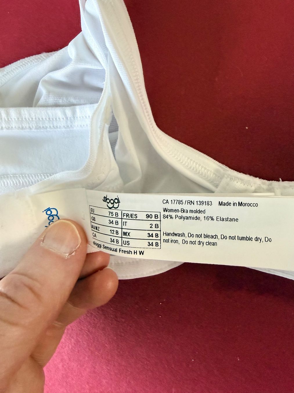 Sloggi Altra biancheria intima: SLOGGI, BH Sensual Fresh Microfibre, Grösse 75B, Weiss – Nuovo e nell'imballaggio originale da Rudolfstetten venduto da gst_g7xl 6