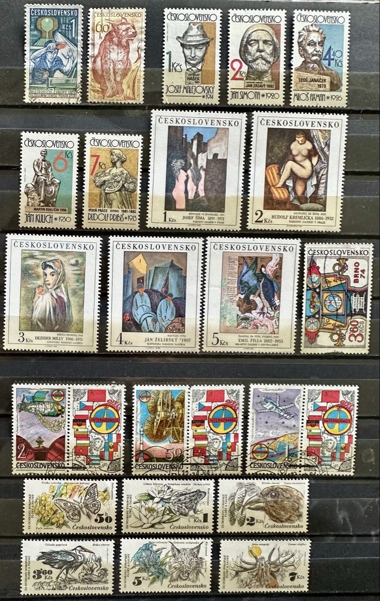 Alle Briefmarken: Tschechoslowakei  – Gebraucht aus Duebendorf von Fczfanrobi