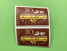 🇨🇭Briefmarke Abart 293.3.01** selten