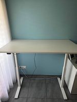 Schreibtisch weiss elektrisch sitz/steh