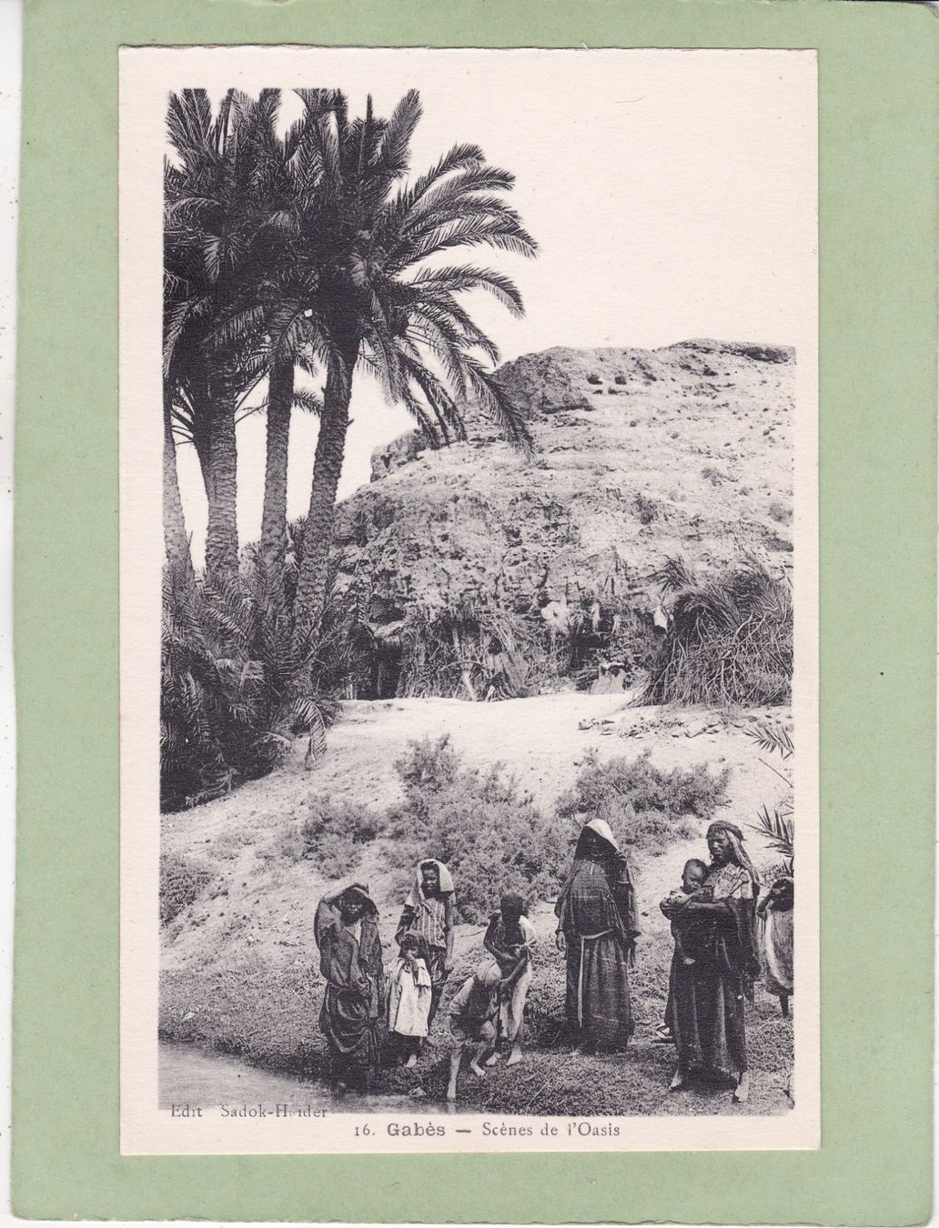 Cartoline postali: Tunesien Gabès  Scenes de l' Oasis – Usato da Herisau venduto da Lisegrat2008