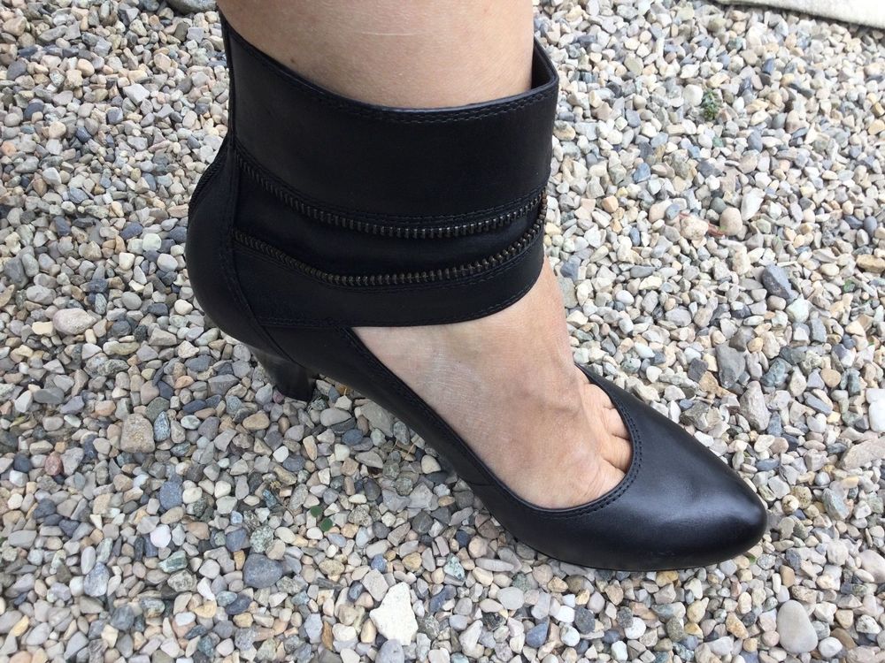 Chaussures a talon noires cuir veritable PESARO Neuf Kaufen auf Ricardo