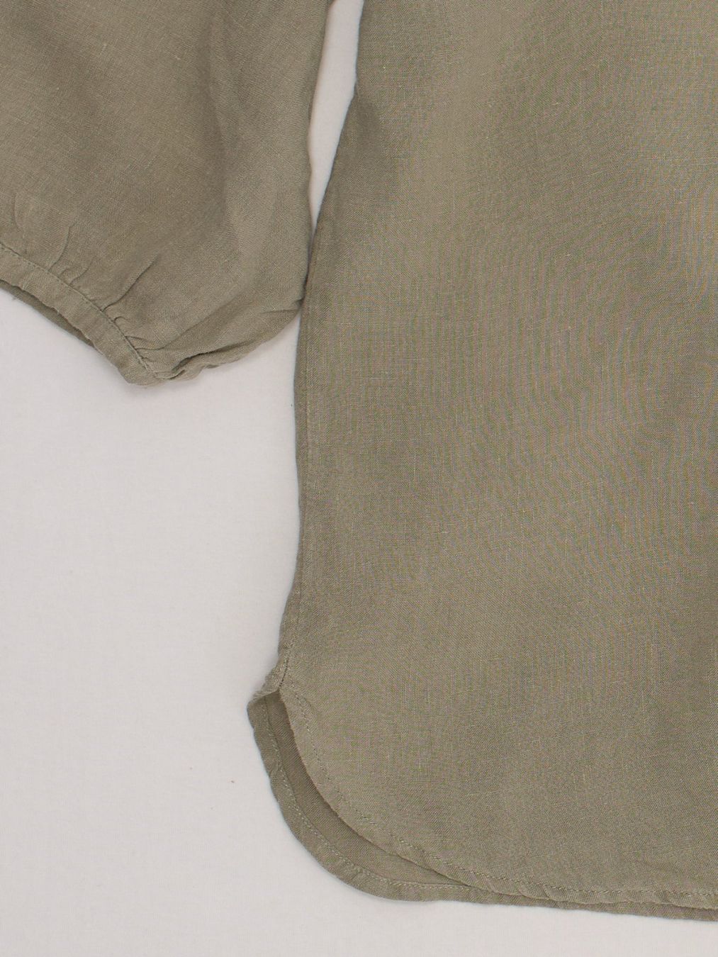 Camicette: Part Two Blouse Tunique 100% Lin Kaki Taille 44 – Usato da Fribourg venduto da re-fine 7