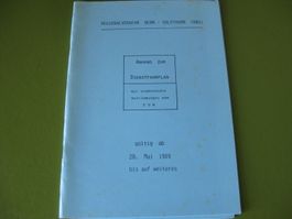 RBS Anhang zum Dienstfahrplan 1989