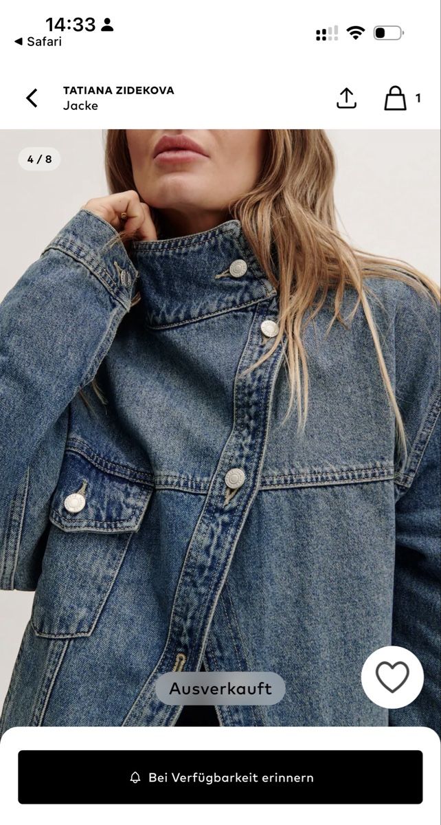 Giacche: Blue denim jacket – Nuovo (secondo la descrizione) da Wädenswil venduto da katdede 1
