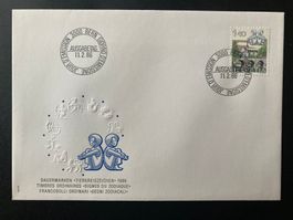 FDC Tierkreiszeichen (Zwilling,Thurbrücke Bischofszell) 1986