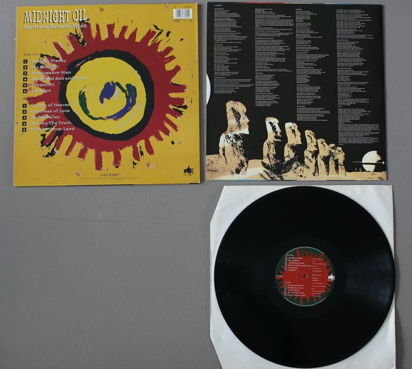 LP, Midnight Oil, Earth and Sun and Moon, Europe 1993 Kaufen auf Ricardo