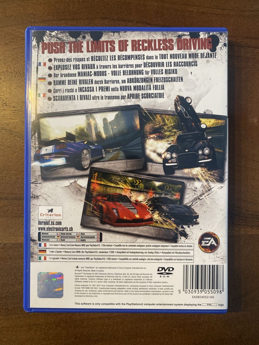 Sony Spiele: Burnout Dominator für PS2 – Gebraucht aus Thunstetten von Virus_33 2