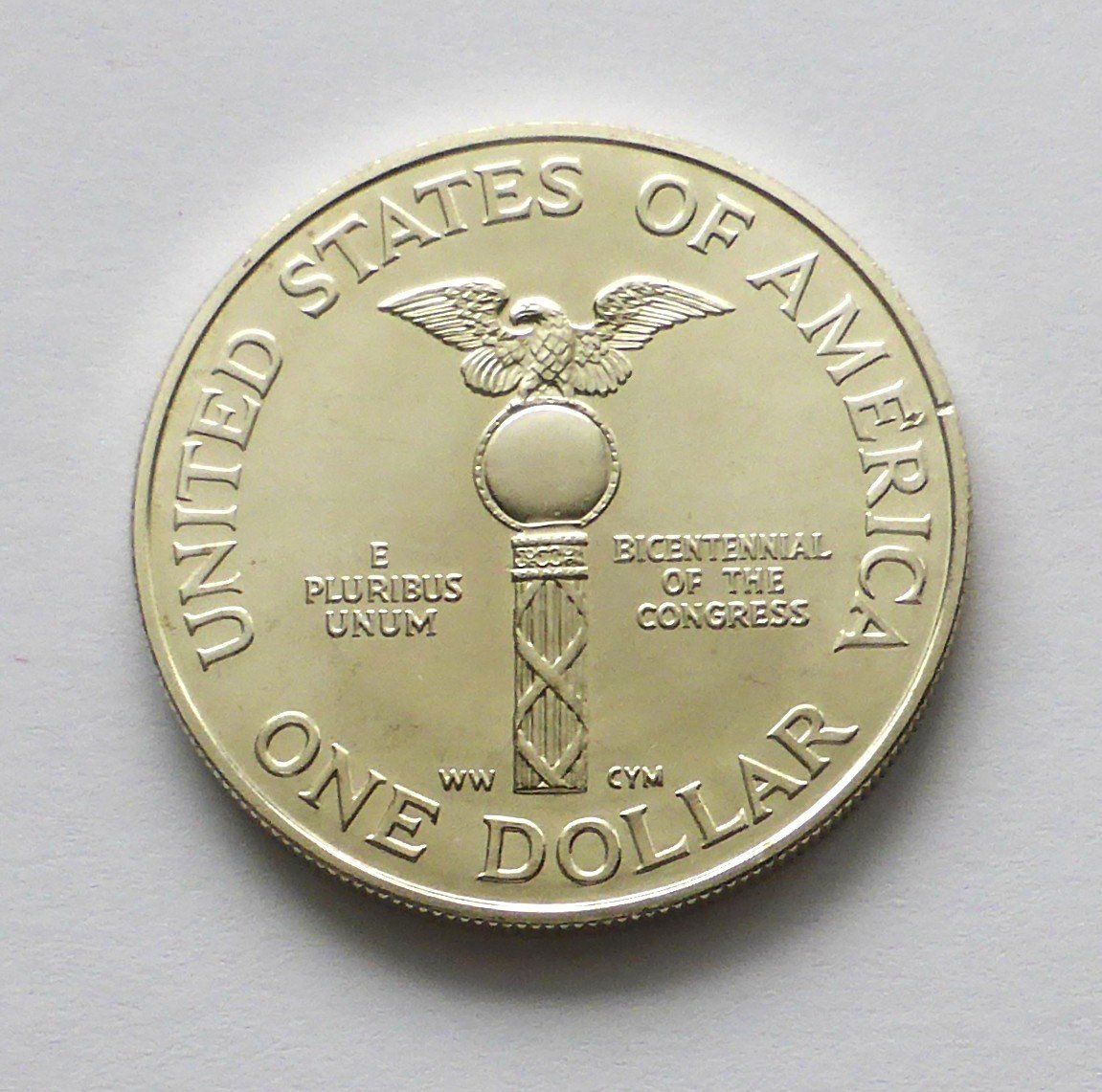Alle Münzen: USA - "Commemorativ Silver Dollar" - 1$ 1989 – Neu (gemäss Beschreibung) aus Buochs von ema-coins 3