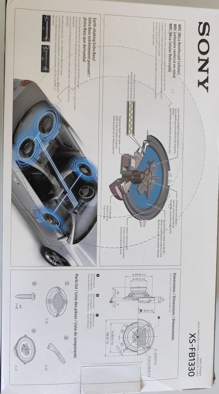 Sony Lautsprecher: *** 3WAY SPEAKER - AUTOBOXEN *** – Gebraucht aus Freienwil von Ckuich 1