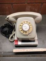 Analoges Tischtelefon  mit Wählscheibe / Teletaxe PTT Sodeco