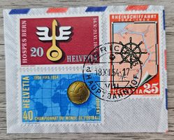 CL07 Timbre Suisse 1954 Avec papier