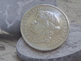 5 Fr. 1890 B - Belle pièce