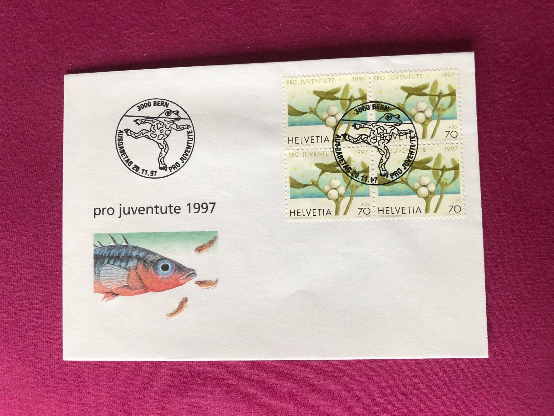 Tutti i francobolli: Pro Juventute FDC 1997 – Usato da Aarau venduto da Billa007