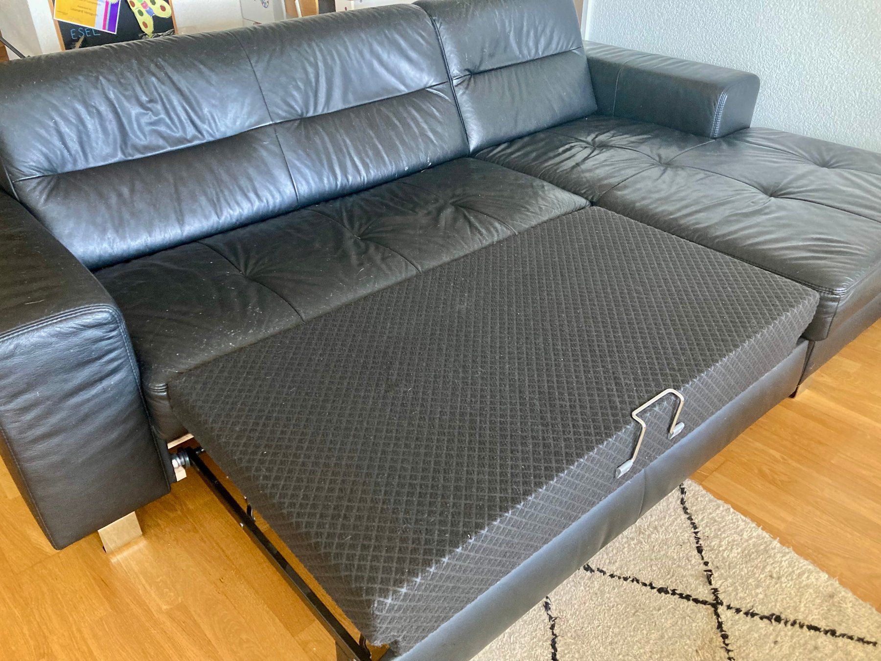 Interio Sofas: Bettsofa aus Leder – D'occasion à Zürich par Himbaer 3