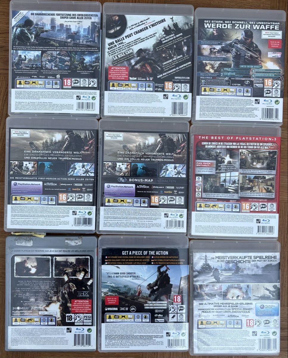 Giochi: Playststion 3 Spiele Set COD BF Sniper ab Fr. 1.-  – Usato da Perlen venduto da S0nG0ku 2