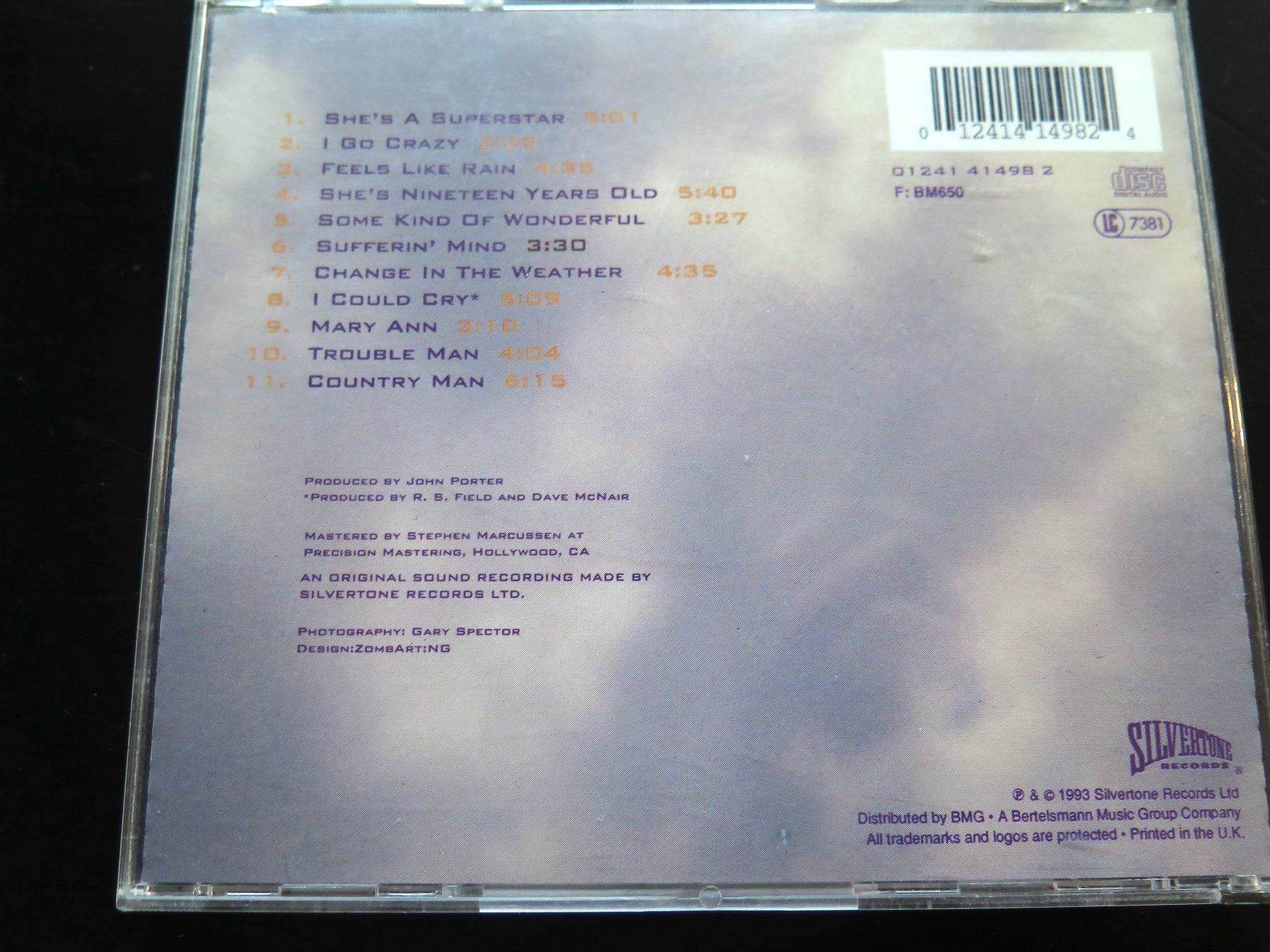 CD: (p) CD BUDDY GUY: Feels like rain, 1993 – Usato da Bern venduto da Balzamico 1