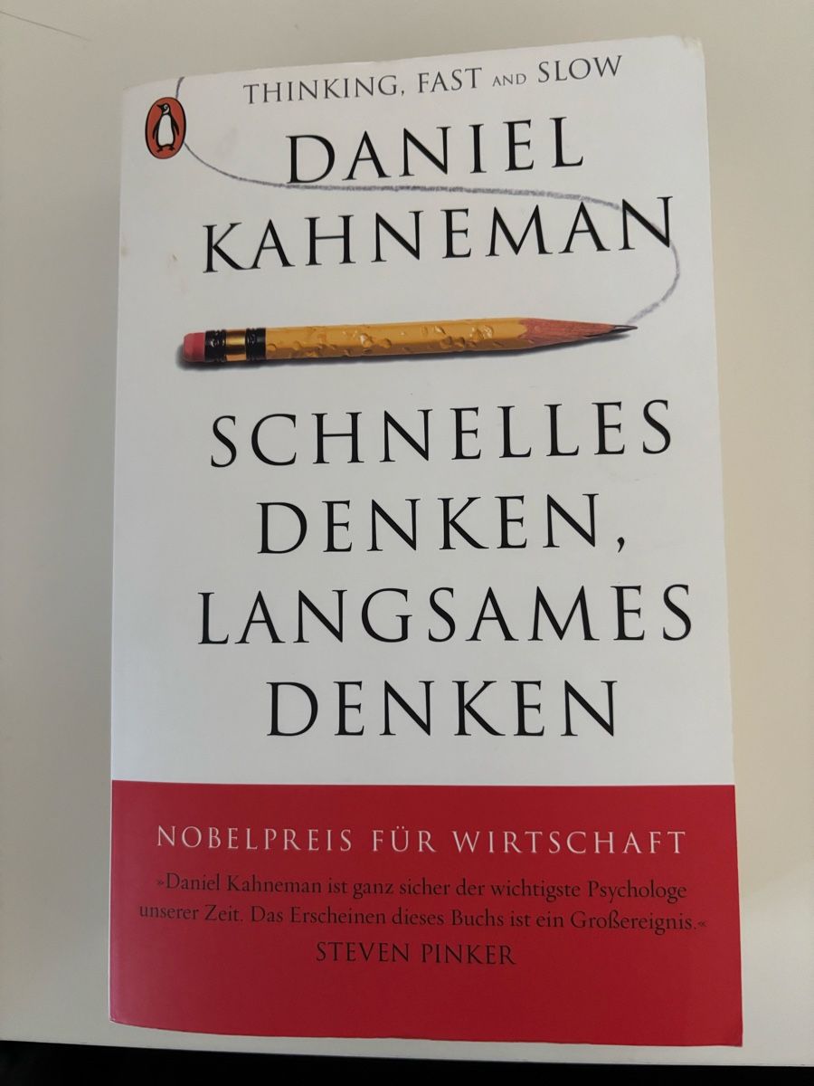 Libri: Buch Schnelles Denken, Langsames Denken Daniel Kahneman neu – Usato da Nesselnbach venduto da joelle.