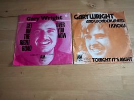 GARY WRIGHT tolle Single Sammlung Kult Top 70's WONDERWHEEL