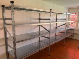 Industrie Steckregal 3 x 1500 x 600 x 1972 mm = 4.5 m (geb.)