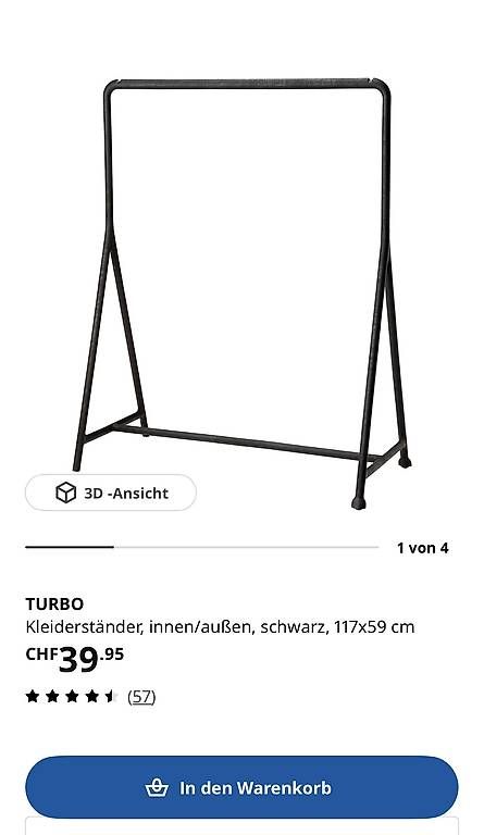 Garderobe: Ikea Kleiderständer Turbo  – Gebraucht aus Dörflingen von Kendraa 1