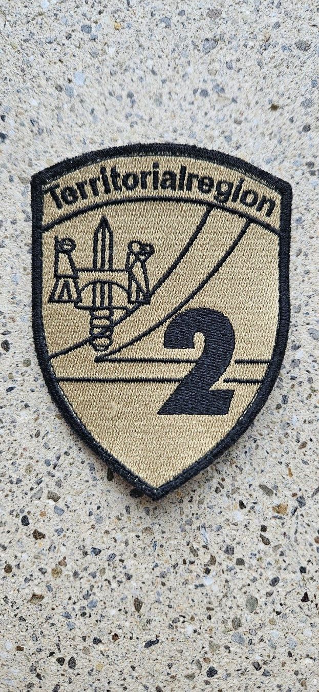 Schweizer Armee Placchette & Badge: *** Badge Territorialregion 2 mit klett *** – Nuovo (secondo la descrizione) da Riedholz venduto da fr_sIruP