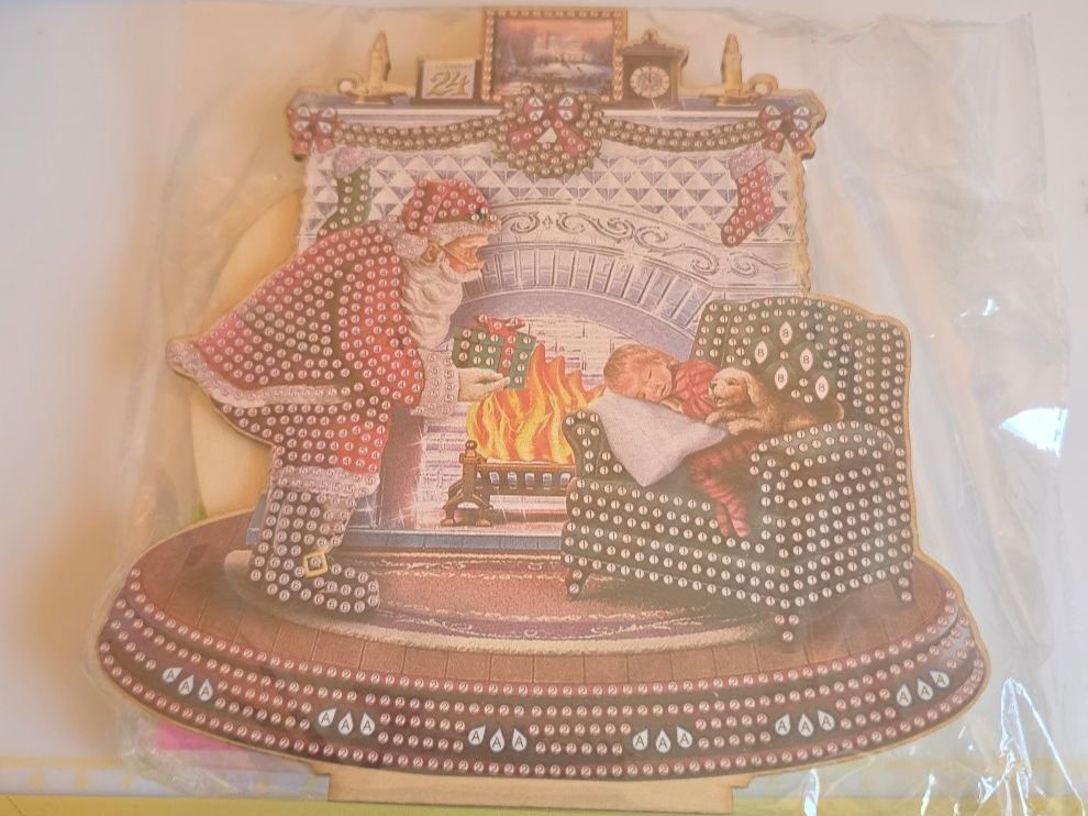Kit bricolage: DIAMOND PAINTING WEIHNACHTSMANN – Nuovo e nell'imballaggio originale da Dintikon venduto da bonita099