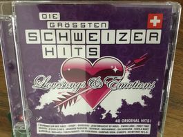 Die Grössten Schweizer Hits - Lovesongs & Emotions CD 💿